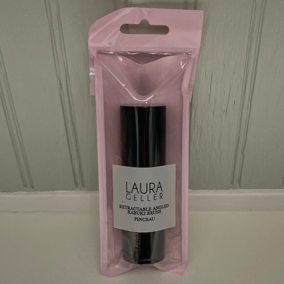 NWT LAURA GELLER Retractable Angled Kabuki Brush - Picture 2 of 3